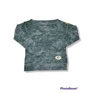Nike x NFL Women's Green Bay Packers Long Sleeve Off Shoulder Velocity Top - S